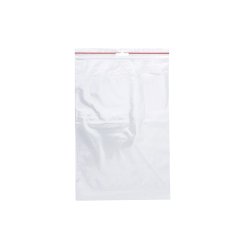 Buste trasparenti chiusura grip in LDPE 50 μm Q-Connect idonee al contatto alimentare  - conf. 1000 pz - 20x30 cm