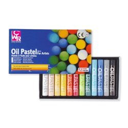 Pastelli tondi ad olio CWR 12 colori assortiti - MY/MOP12
