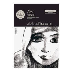 Blocco collato Belle Arti Musa Idea Sketch - 90 g - A4 100 fogli - MU123694