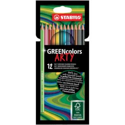 Matite colorate Stabilo GREENcolors Arty astuccio in cartone 24 colori 24 colori assortiti - 6019/12-1-20
