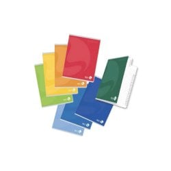 Rubrica BM Color punto metallico carta da 80 gr formato A5 - punto metallico - 60 fogli - conf. 10 pz - 100483