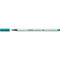 Pennarello Stabilo Pen 68 brush - punta a pennello - M 1 mm blu turchese 568/51