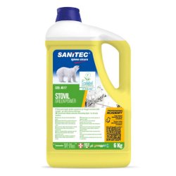 Detergente alcalino concentrato per lavastoviglie Green Power Sanitec 4.8 L 4017