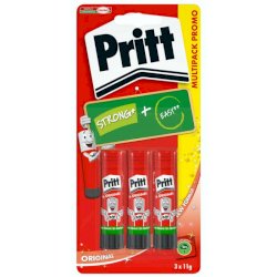 Colla stick Pritt Original 11 g in blister da 2+1 GRATIS 1444997