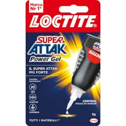Colla Loctite Super Attak Power Flex gel 3 g trasparente in dispenser 2632282