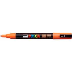 Marcatore a tempera Posca Uni-Ball punta tonda 0,9-1,3 mm arancio M PC3M AR