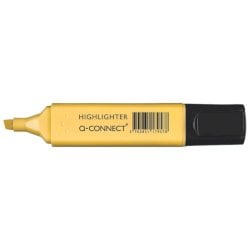 Evidenziatore Pastel Q-Connect 1,5-5 mm giallo KF17957
