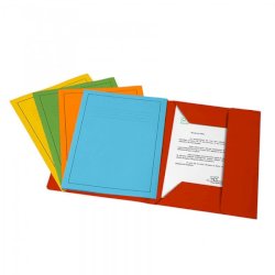 Cartella a 3 lembi Fraschini Bristol 25x33 cm con dorso espandibile fino a 2 cm assortiti  conf. da 25 - 2015-ASS