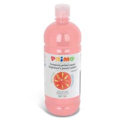 Tempera brillante in bottiglia in PET Primo Primi Passi 1000 ml rosa 204BR1000330