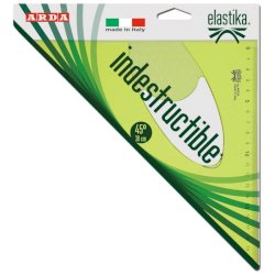 Squadra ARDA Linea Elastika plastica flessibile verde trasparente 45° cm 30 EL4530