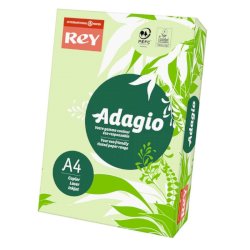 Carta colorata A4 Sylvamo Rey Adagio 160 g/m² verde - Risma da 250 fogli - ADAGI160X456