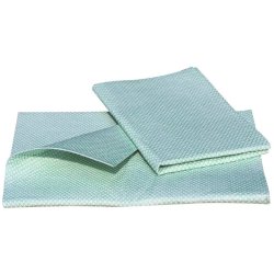 Panno pavimenti in TNT Pippo per interni 40x50 cm - conf. 2 pezzi - bianco e verde - NP1850