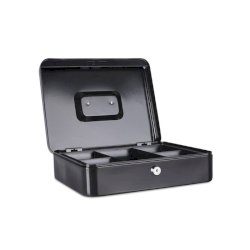 Cassetta portadenaro in metallo con serratura 300x90x240 mm Donau nero 5234001PL-01