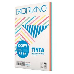 Carta Copy Tinta Multicolor Fabriano 5 colori forti - 250 ff - formato Fabriano A3 - 80 g - 62629742