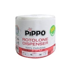 Rotolone dispenser in pura cellulosa Pippo 2V 500 strappi NP7003