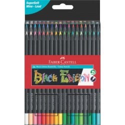 Astuccio Faber-Castell matite colorate Black Edition - conf. 36 pz - colori assortiti - 116436