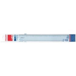 Riga ARDA Uni polistirolo termoresistente fumé ottico trasparente 50cm - 28950SS