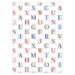 Carta regalo Biembi Premium Lettere a fogli estesi 70x100 cm in conf. da 5 ff - BCVDKTC02