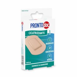 Cerotti in PE 3D rosa cicatrizzante ProntoDoc con acido ialuronico XL 7,5x5 cm - conf. 5 pz - 4034