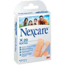 Cerotti Nexcare™ Textile in 3 misure assortiti Conf. 20 pezzi - N0420AS