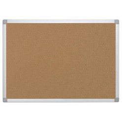 Pannello in sughero Q-Connect 60x45 cm con cornice in alluminio KF03560