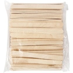 Bastoncini dei ghiaccioli in legno di betulla Creativ Company - conf. da 200 pezzi - 10 mm x H.11,5 cm - 564761