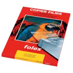 Film per fotocopiatrici monocrom. Folex X-10.0 poliestere traslucido 0,1 mm A4  Conf. 100 pz. - 39100.100.44000