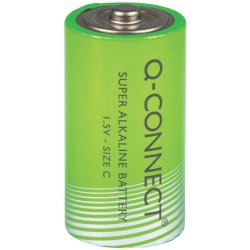 Batteria alcalina Q-Connect Baby/LR14 C 1,5 V conf.2 - KF00490